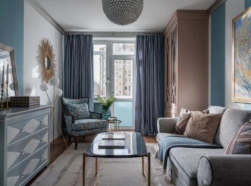 Интерьер квартиры площадью 58 м. кв. 01