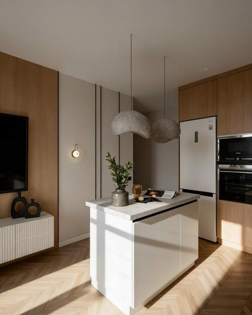 Тёплый, спокойный интерьер вообще не напрягает, нет ощущения вылизанного шоурума! 04