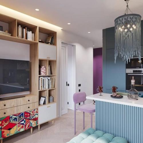 Дизайн интерьера небольшой квартиры. 05