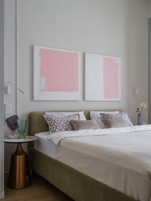 Архитектор Дарья Брагина создала уютный интерьер для молодой пары, которая обожает путешествовать и устраивать дружеские посиделки. 02