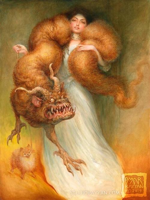 Omar Rayyan/Омар Райан - удивительный художник, создавший в своих работах свой оригинальный мир, наполненный удивительными существами. 01