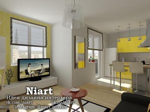 1-Но комнатная квартира - студия 29, 09 кв. 04