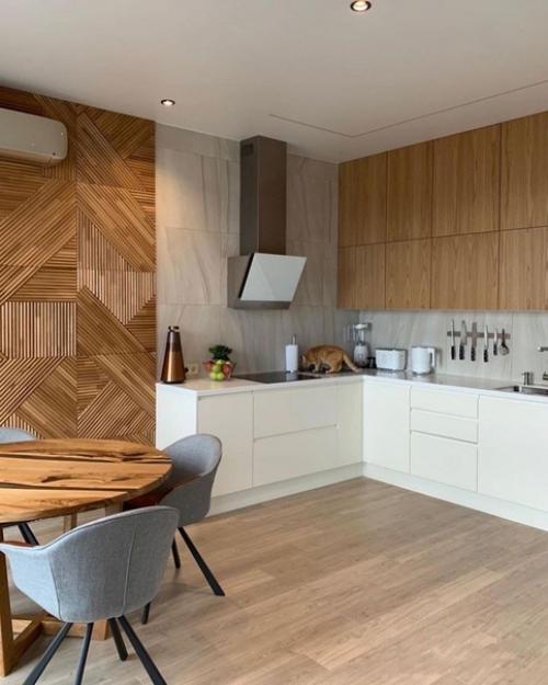 Бежевый - это один из самых беспроигрышных и универсальных цветов, который может стать отправной точкой в оформлении интерьера кухни в любом стиле. 01