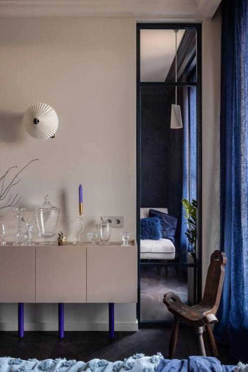 Квартира в Минске, оформленная в стиле голландского синего. 02