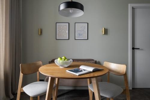 Интерьер 1-комнатной квартиры 30, 4 м 2 (+ балкон) в ЖК цветочные поляны в новой Москве. 03