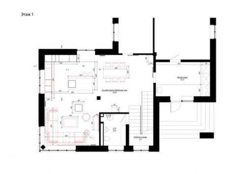 Современный интерьер дома с элементами индустриального дизайна. 08