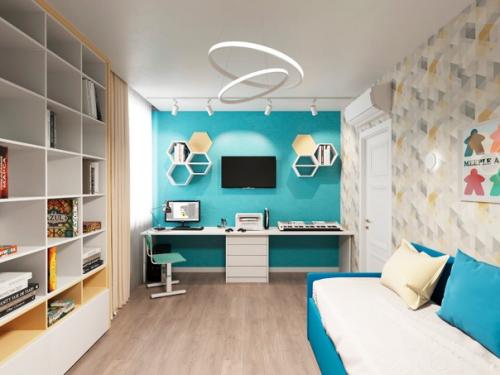 Про цвет.  Мой любимый цвет - синий. 02