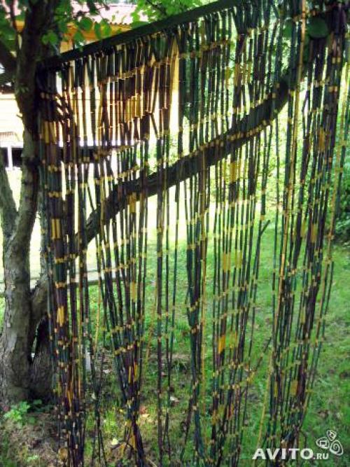 Дверные занавесы из бамбуковых палочек. 07