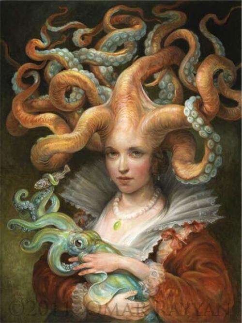 Omar Rayyan/Омар Райан - удивительный художник, создавший в своих работах свой оригинальный мир, наполненный удивительными существами. 08