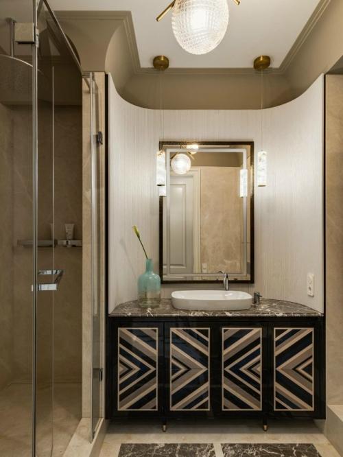 Реализованный интерьер квартиры, площадью 78 кв. 03