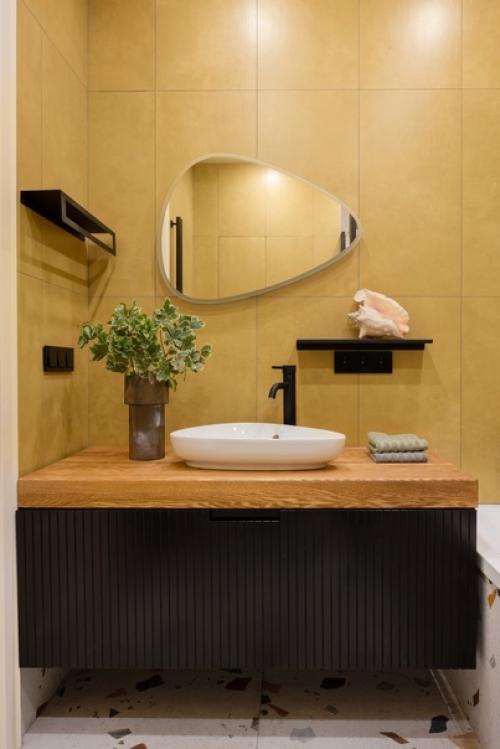 Современная классика, лофт и винтаж: эффектный интерьер трешки 74 м. 08