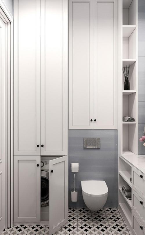 Чудесная легкая неоклассика в интерьере однушки площадью 48 кв. 08