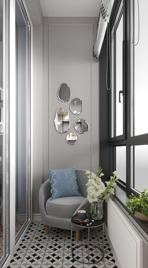 Чудесная легкая неоклассика в интерьере однушки площадью 48 кв. 05