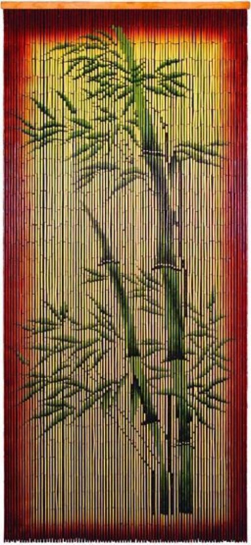 Дверные занавесы из бамбуковых палочек. 06