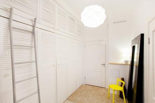 Дизайн прихожей в белом цвете. 06