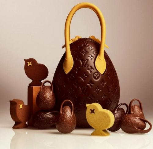 Louis Vuitton выпустил к пасхе сумочки из шоколада. 01