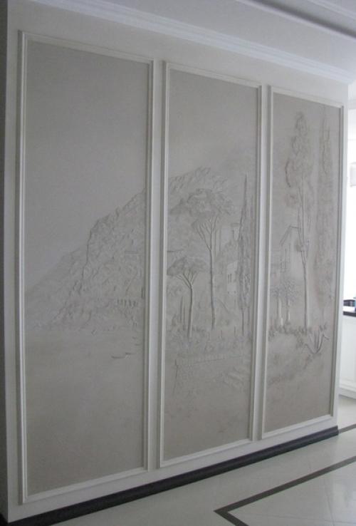 Хочу поделиться с вами историей создания барельефа в квартире ЖК Сказка в г. Краснодаре. 01