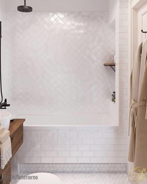 Хотелось ванную комнату в белых тонах. 03