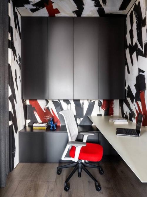 Утончённая двухкомнатная квартира для молодого человека. 05