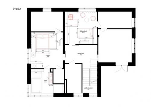 Современный интерьер дома с элементами индустриального дизайна. 09