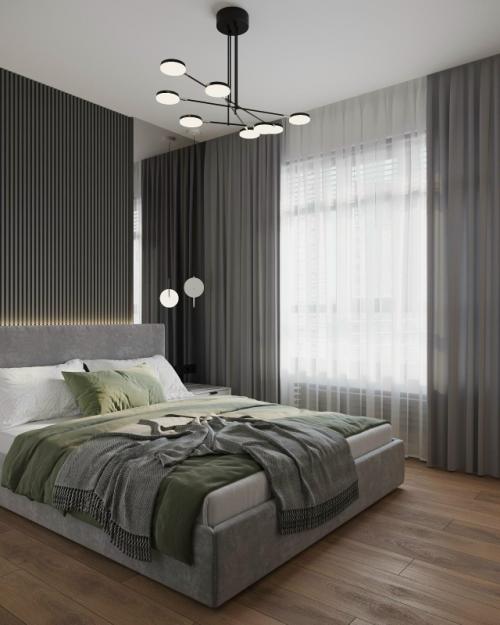 Проект 1-комнатной квартиры 34 м 2 в ЖК Селигер сити в Москве. 09