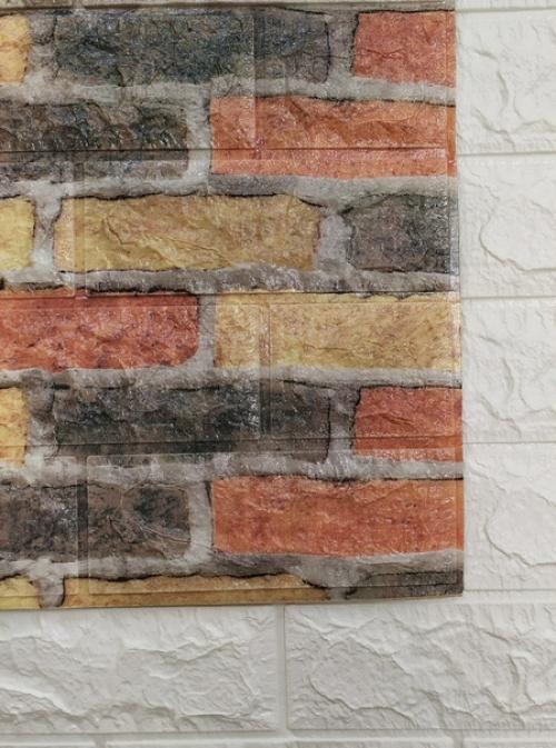 Новиночка!  Самоклеющиеся блоки интерьерного покрытия 3D производятся из вспененного пенополиэтилена. 03