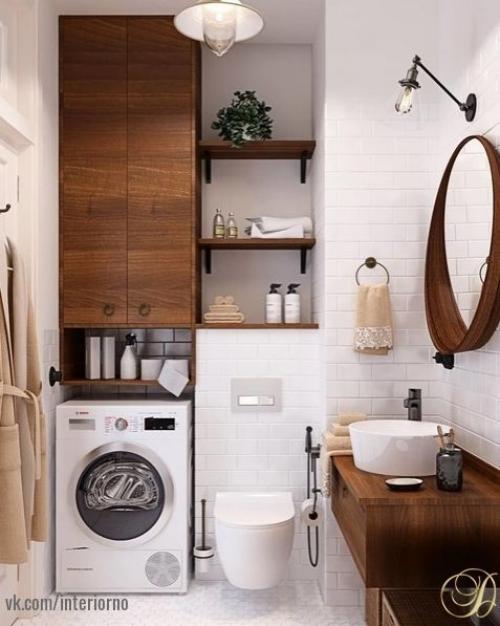 Хотелось ванную комнату в белых тонах. 01