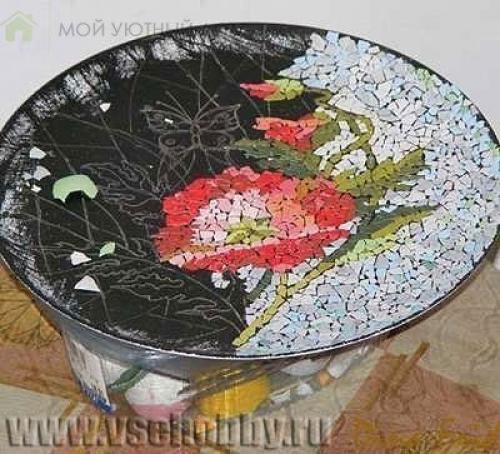 Мозаика из яичной скорлупы. 05