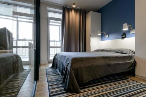 Квартира - студия.  Оцените идею зонирования спального места от 1 до 10. 05