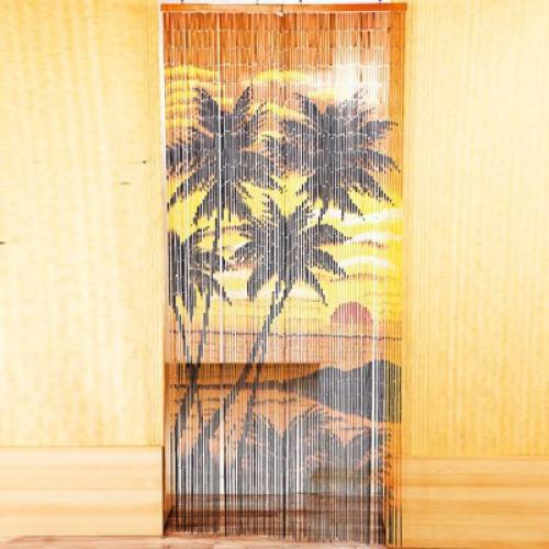 Дверные занавесы из бамбуковых палочек. 05