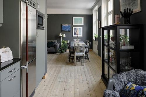 Кухня в сером цвете. 02