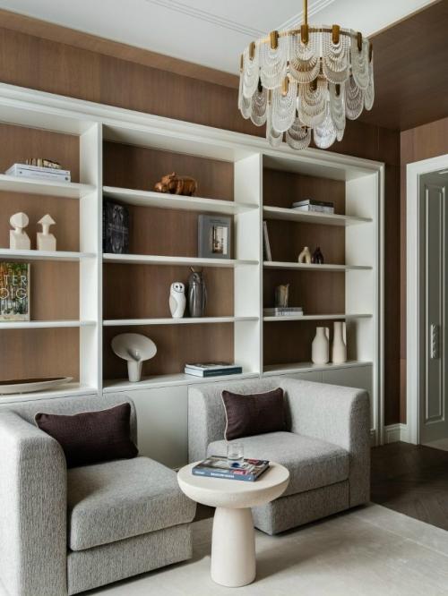 Реализованный интерьер квартиры, площадью 78 кв.  