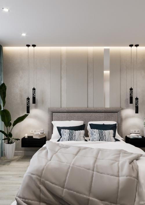 Проект Весенний.  Когда нашим заказчикам хочется ярких и контрастных деталей в интерьере мы этому рады. 03