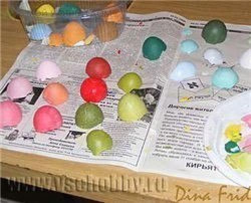 Мозаика из яичной скорлупы. 02