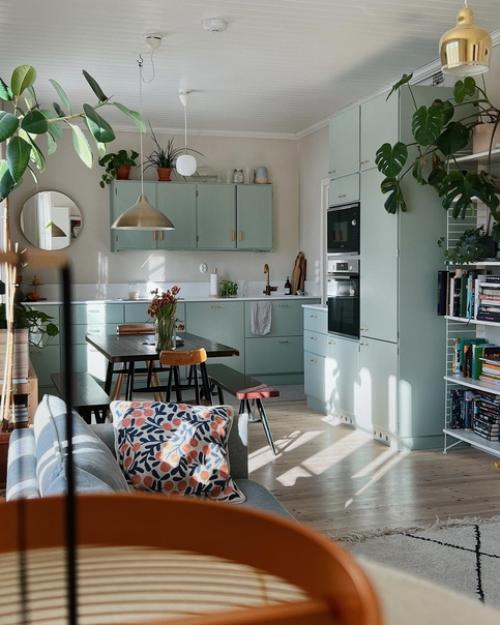 Фисташковый цвет обычно ассоциируется с нежностью, свежестью и спокойствием. 04