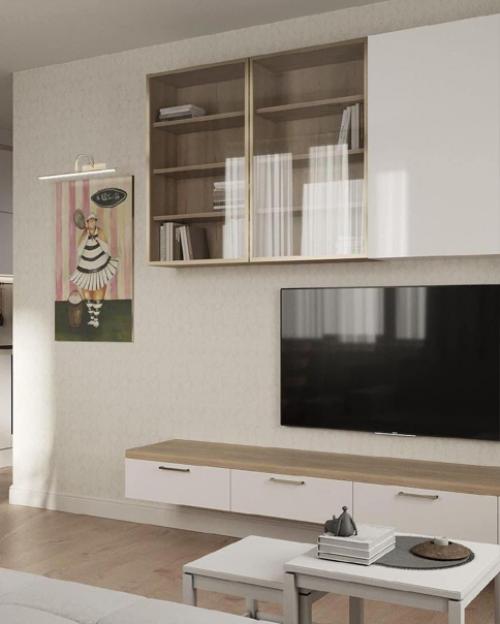 Просторная кухня - гостиная. 04