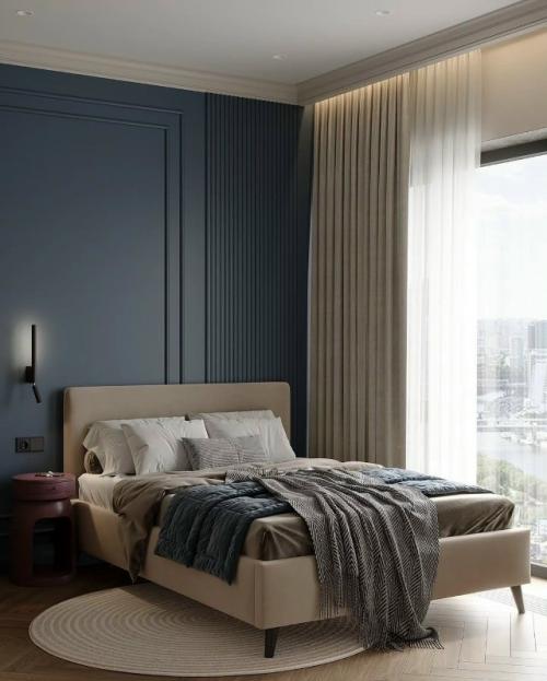 Иногда интерьер строится не на ярких элементах, а на общей атмосфере пространства. 06