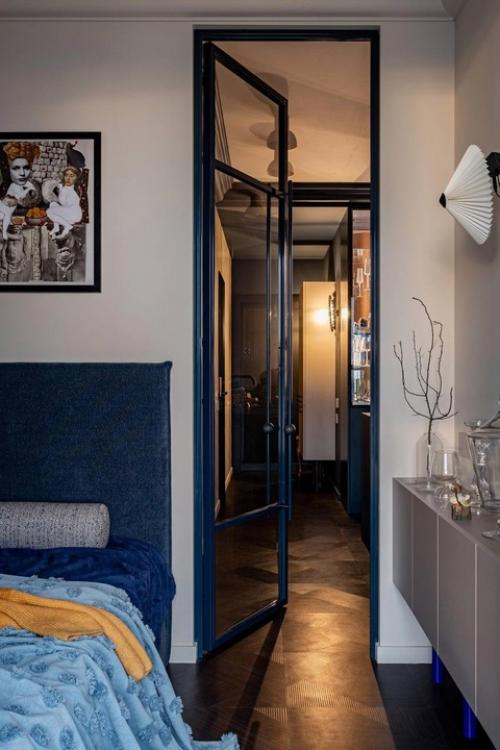 Квартира в Минске, оформленная в стиле голландского синего. 04