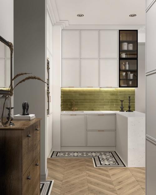 Парижская атмосфера в московской однокомнатной квартире. 06