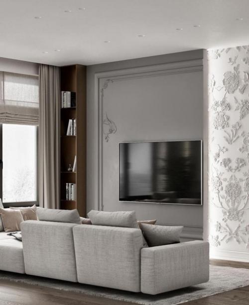 Просторная квартира. В современном стиле. 07