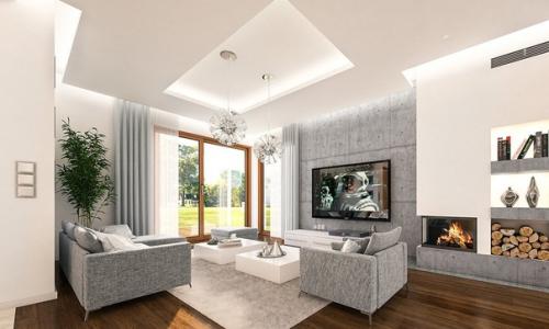 Коттедж европейского стиля. 05