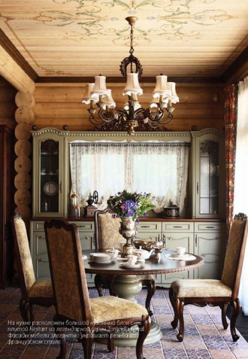 Союз дерева и зеленого в интерьере кухни - наверное, самая - самая из природных комбинаций. 01