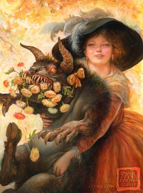 Omar Rayyan/Омар Райан - удивительный художник, создавший в своих работах свой оригинальный мир, наполненный удивительными существами. 02