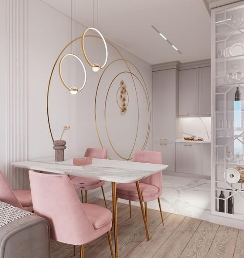 Кухня - гостиная в ЖК семья. 01