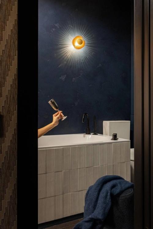 Квартира в Минске, оформленная в стиле голландского синего. 06