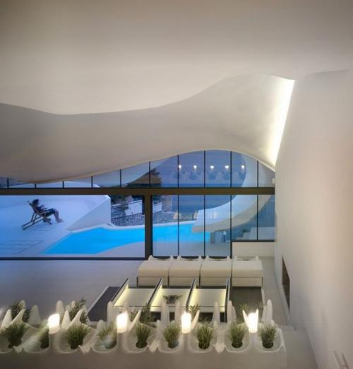 Необычный дом в форме морской волны. 05