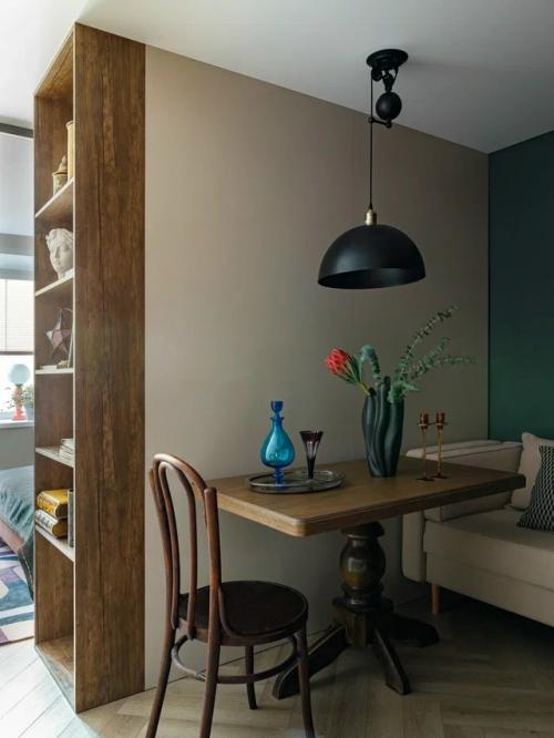 Для дочки дизайнера: необычная студия 25 кв. 05