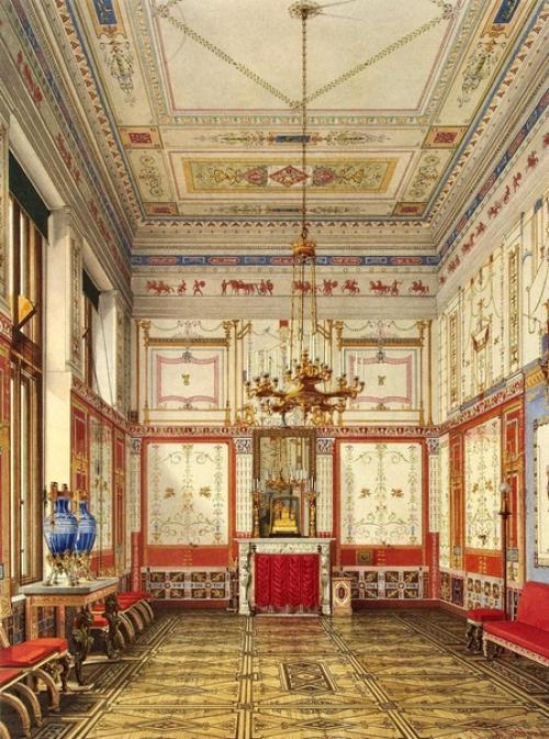 Малая столовая зимнего дворца - теперь зал номер 188 эрмитажа. 03