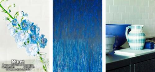 Оттенки синего цвета в интерьере. 03