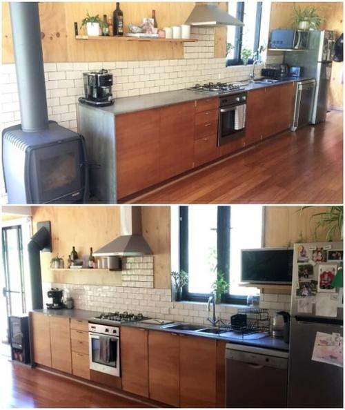 Австралиец превратил 4 грузовых контейнера в современный дом. 08